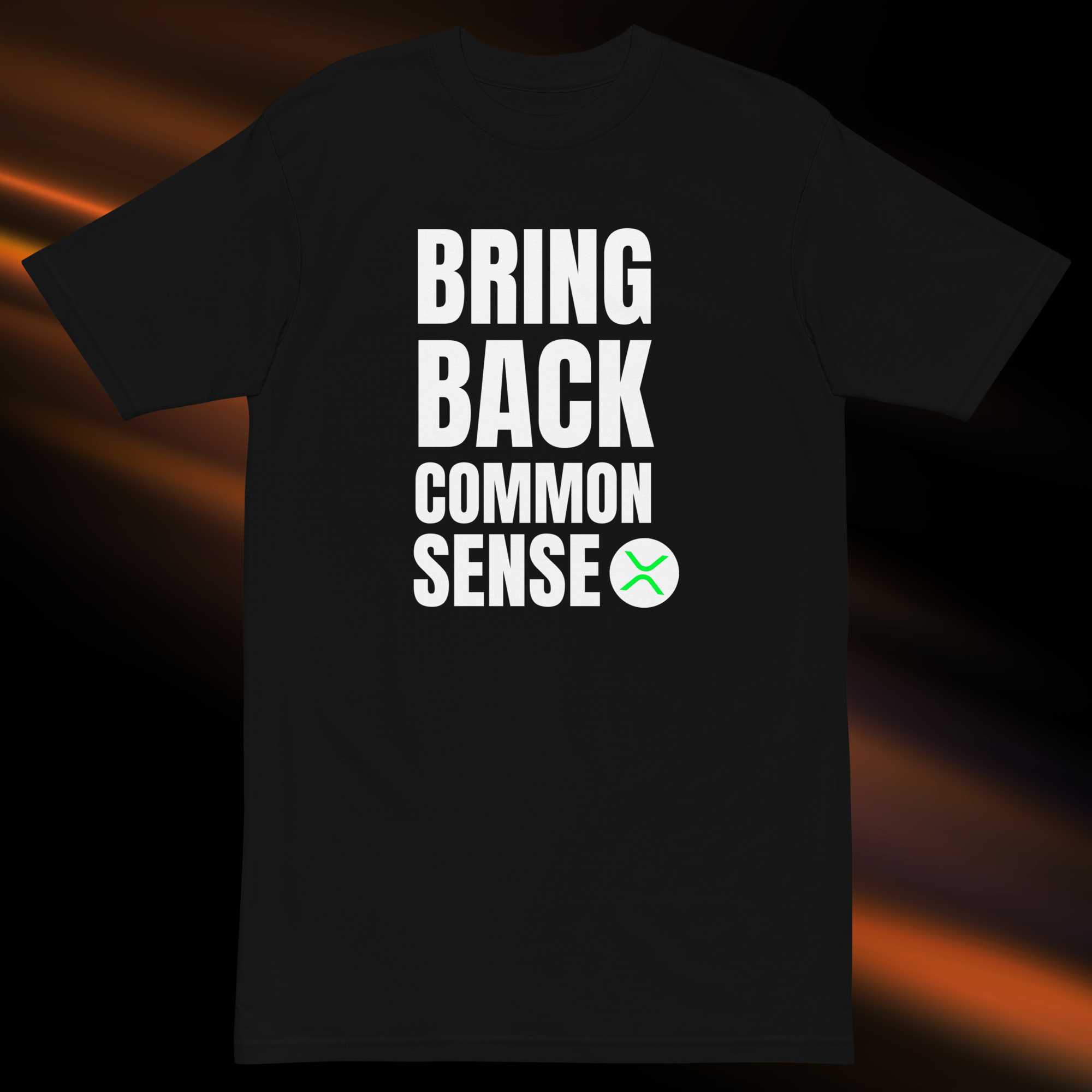 "Bring Back Common Sense" XRP Shirt